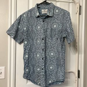 Mens short sleeve button down. Tailored fit